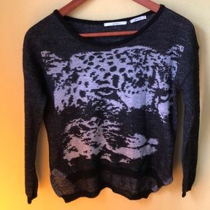 (EUC) Fairly leopard light-weight sweater